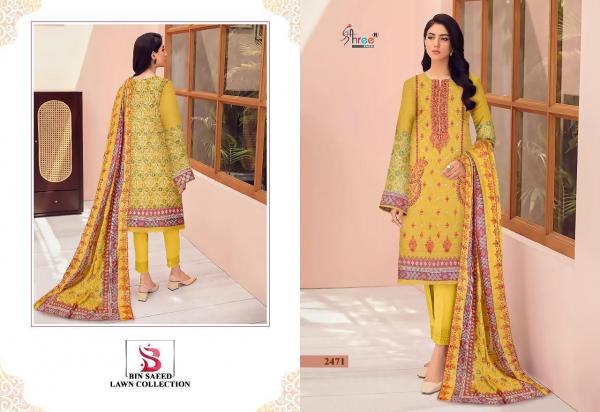 Shree Bin Saeed Lawn Collection Pakistani Salwar Suits